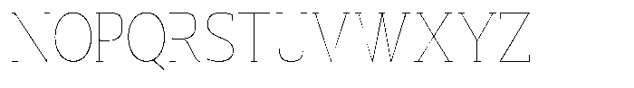 Marlent Thin Semi Condensed Font UPPERCASE