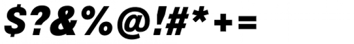 Marlin Geo SQ Black Italic Font OTHER CHARS