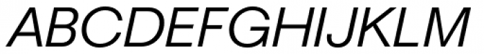 Marlin Geo SQ Semi Light Italic Font UPPERCASE