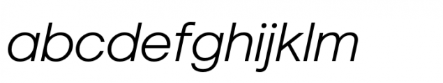 Marlin Sans Light Italic Font LOWERCASE