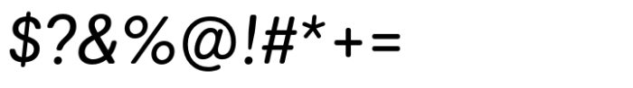 Marlin Soft Basic Slant Regular Font OTHER CHARS