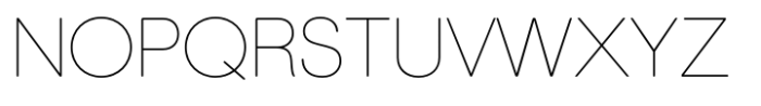 Marlin Soft Thin Font UPPERCASE