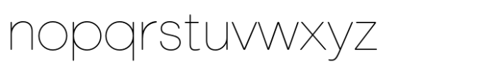 Marlin Soft Thin Font LOWERCASE