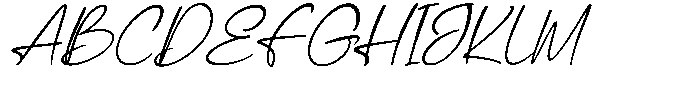Marlinah Beauty Italic Font UPPERCASE