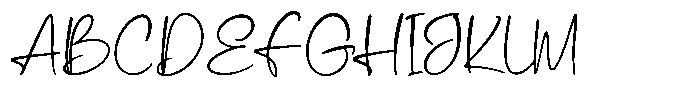 Marlinah Beauty Regular Font UPPERCASE