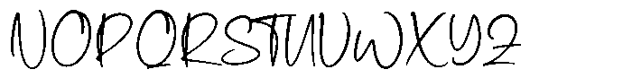 Marlinah Beauty Regular Font UPPERCASE