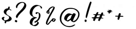 Marlita Regular Font OTHER CHARS