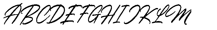 Marlton Handwritten Font UPPERCASE