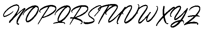 Marlton Handwritten Font UPPERCASE