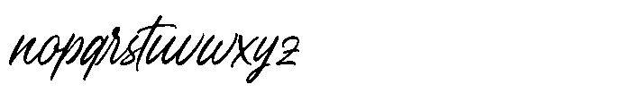 Marlton Handwritten Font LOWERCASE