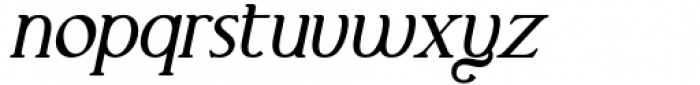 Marlyn Alt Medium Italic Font LOWERCASE