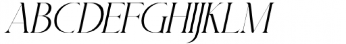 Marlyn Light Italic Font UPPERCASE