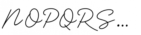 Marnilla Signature Regular Font UPPERCASE