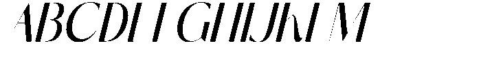 Marogis Italic Font UPPERCASE