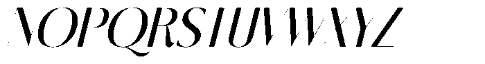 Marogis Italic Font UPPERCASE