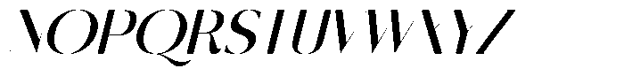 Marogis Italic Font LOWERCASE