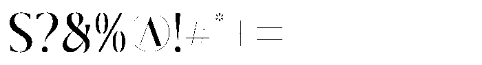 Marogis Regular Font OTHER CHARS