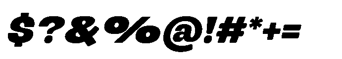 Marolupida Black Italic Font OTHER CHARS