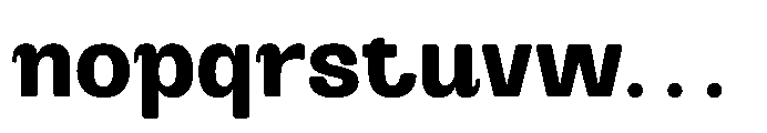 Marolupida Bold Font LOWERCASE