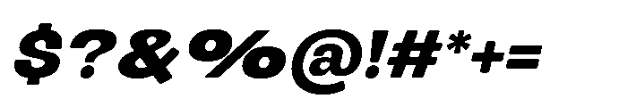 Marolupida Extra Bold Italic Font OTHER CHARS
