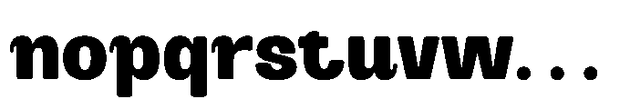 Marolupida Extra Bold Font LOWERCASE