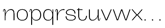 Marolupida Extra Light Font LOWERCASE