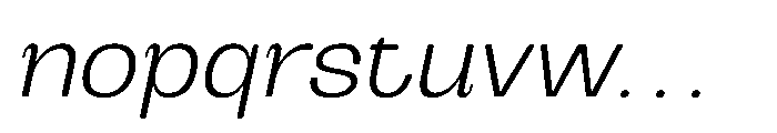 Marolupida Light Italic Font LOWERCASE