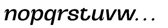 Marolupida Medium Italic Font LOWERCASE