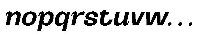 Marolupida Semi Bold Italic Font LOWERCASE