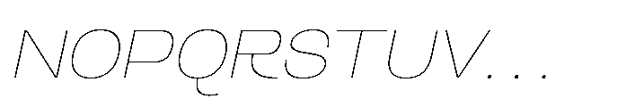 Marolupida Thin Italic Font UPPERCASE