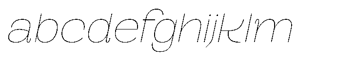 Marolupida Thin Italic FONT