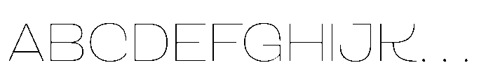 Marolupida Thin Font UPPERCASE