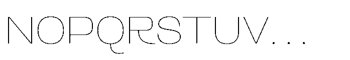 Marolupida Thin Font UPPERCASE