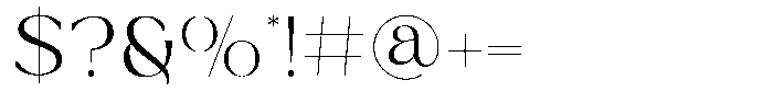 Maroon Font OTHER CHARS