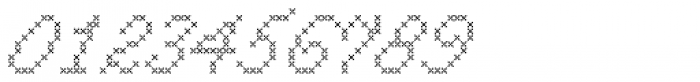 Marquer Script Stitch Font OTHER CHARS
