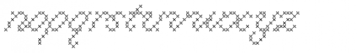 Marquer Script Stitch Font LOWERCASE
