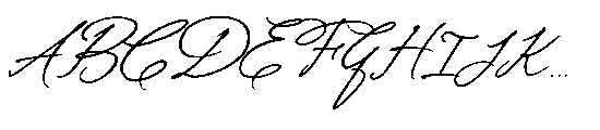 Marquito Signature Script Regular Font UPPERCASE