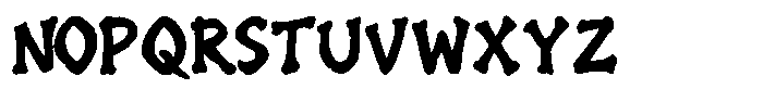 Marrowa Font UPPERCASE