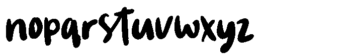 Marry Dance Font LOWERCASE