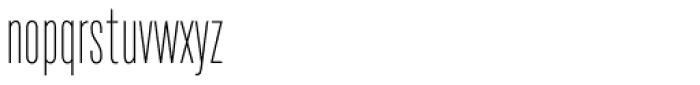 Marsden Slim Hairline Font LOWERCASE