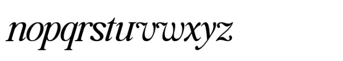Marselo Legular Italic Font LOWERCASE