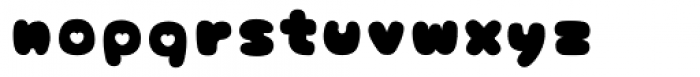 Marsh Mallow Pop Heart Font LOWERCASE
