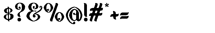 Marstune Regular Font OTHER CHARS
