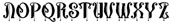 Marstune Regular Font UPPERCASE