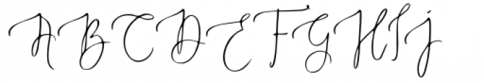 Marsya Script Regular Font UPPERCASE