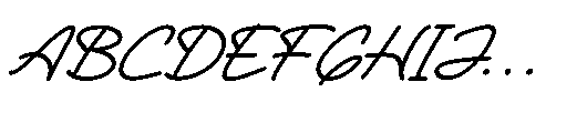 Martadinata Italic Font UPPERCASE