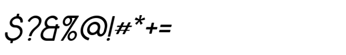 Martaka Italic Font OTHER CHARS