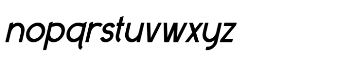 Martaka Medium Italic Font LOWERCASE