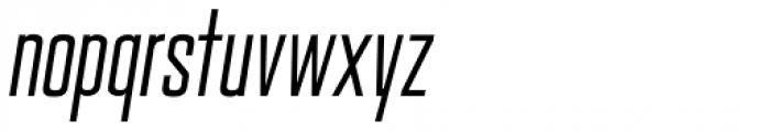 Marteau Medium Oblique Font LOWERCASE