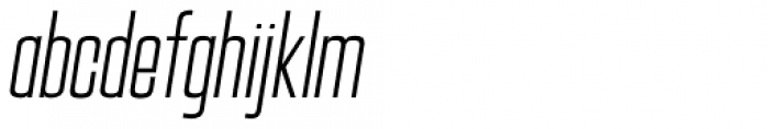 Marteau Regular Oblique Font LOWERCASE